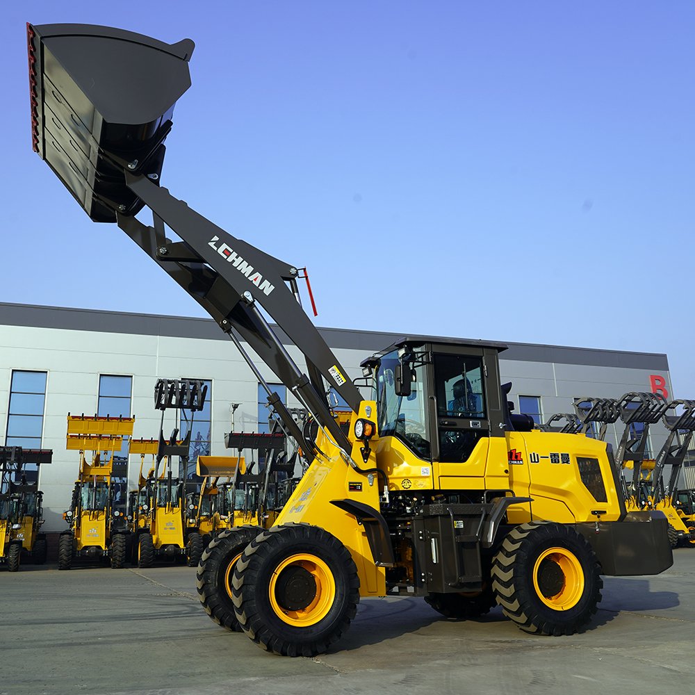 Free-Shipping Road Wheel Loader Container Fork Grab Bucket Front Loaders Construction Equipment Backhoe Loader